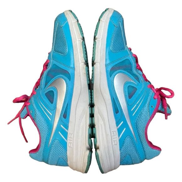 Nike Air Relentless 3 Running Shoes Bright Blue Pink Silver Sneakers‎ 8.5 - Picture 5 of 9